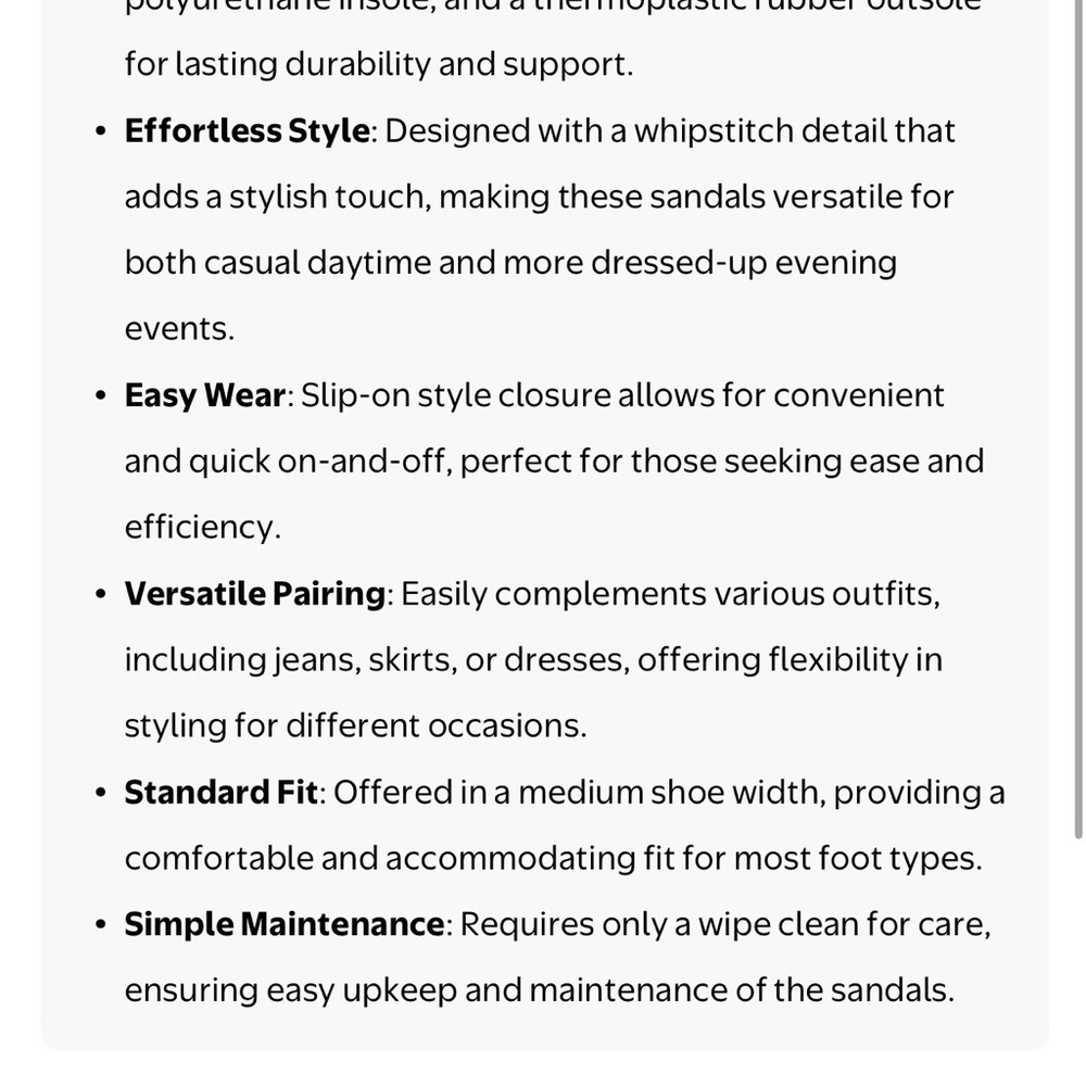 Women's Whipstitch Footbed Sandals - Picture 7 of 7